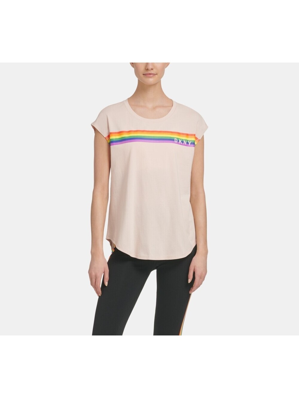 DKNY Womens Sport Logo T-Shirt Size L